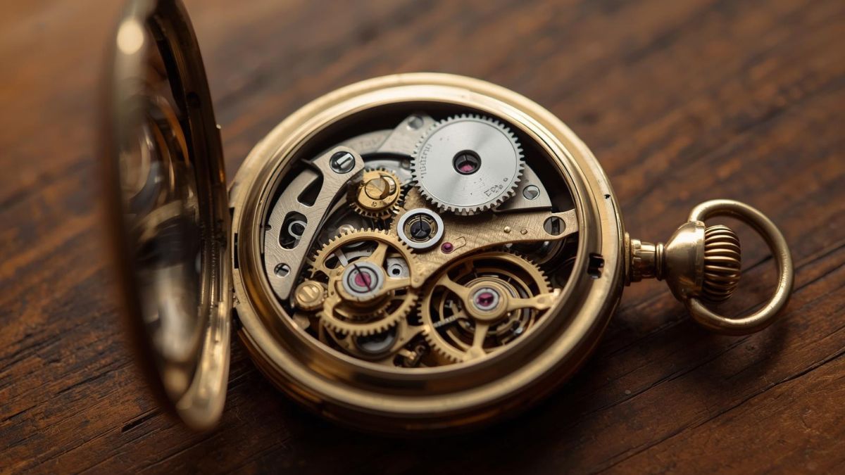 Disassembled mechanical watch gears on a table representing neurodiversity