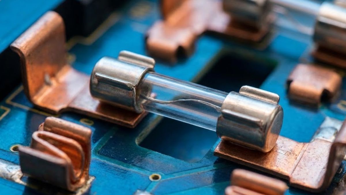 Electrical circuit connection representing neurotransmitters.
