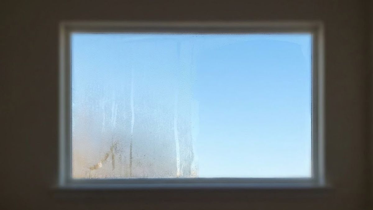 A window being wiped clear of fog, symbolising the effectiveness of online therapy.